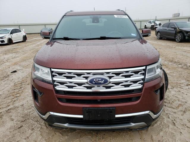 1FM5K7F85JGB78013 - 2018 FORD EXPLORER LIMITED BURGUNDY photo 5