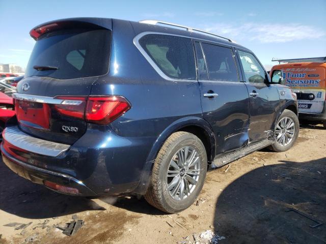 JN8AZ2AF0M9719781 - 2021 INFINITI QX80 LUXE BLUE photo 3