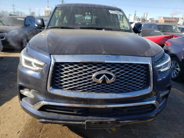 JN8AZ2AF0M9719781 - 2021 INFINITI QX80 LUXE BLUE photo 5