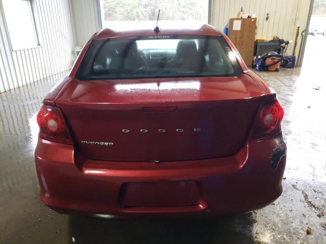 1C3CDZAB8EN200466 - 2014 DODGE AVENGER SE RED photo 6