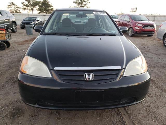 2HGES16582H613783 - 2002 HONDA CIVIC LX BLACK photo 5