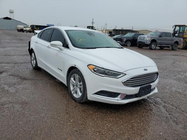 3FA6P0LUXJR171611 - 2018 FORD FUSION SE HYBRID WHITE photo 4