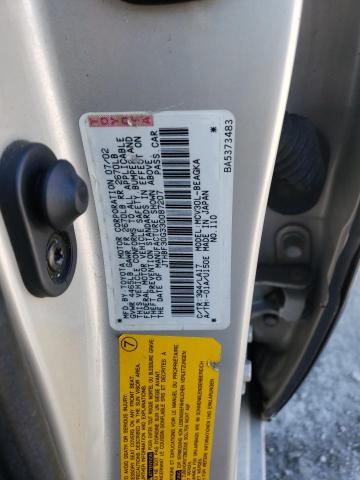 JTHBF30G330087207 - 2003 LEXUS ES 300 GOLD photo 12