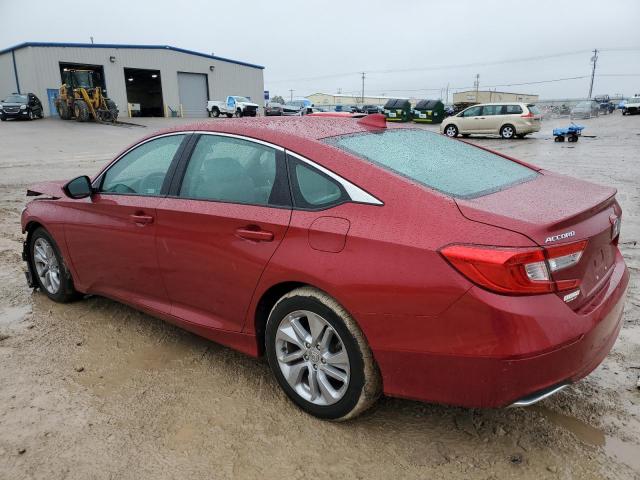 1HGCV1F12LA023543 - 2020 HONDA ACCORD LX RED photo 2