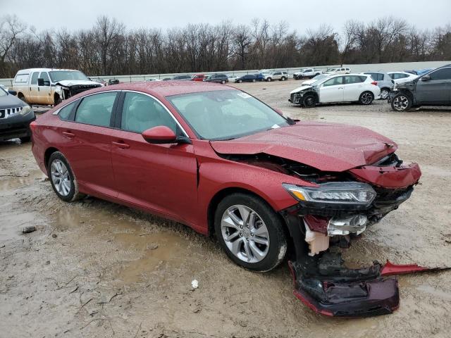 1HGCV1F12LA023543 - 2020 HONDA ACCORD LX RED photo 4