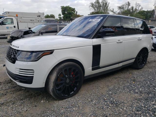 SALGS2SV8JA383574 - 2018 LAND ROVER RANGE ROVE HSE WHITE photo 1