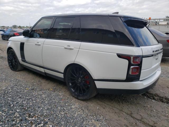 SALGS2SV8JA383574 - 2018 LAND ROVER RANGE ROVE HSE WHITE photo 2