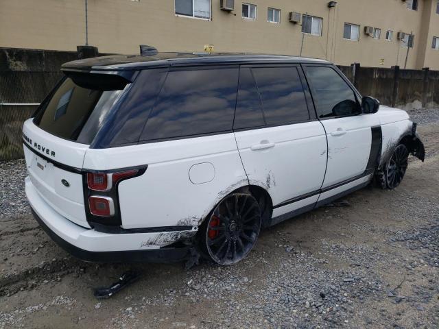 SALGS2SV8JA383574 - 2018 LAND ROVER RANGE ROVE HSE WHITE photo 3