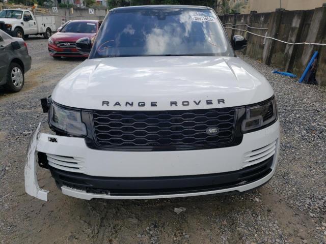 SALGS2SV8JA383574 - 2018 LAND ROVER RANGE ROVE HSE WHITE photo 5