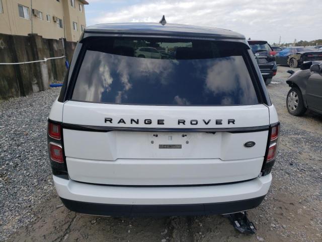 SALGS2SV8JA383574 - 2018 LAND ROVER RANGE ROVE HSE WHITE photo 6