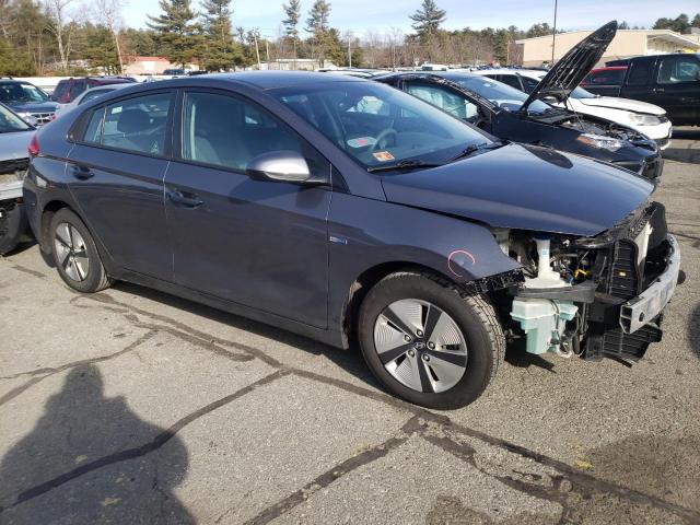 KMHC65LC2KU179972 - 2019 HYUNDAI IONIQ BLUE GRAY photo 4