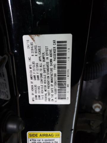 19UUB1F35GA011388 - 2016 ACURA TLX BLACK photo 12