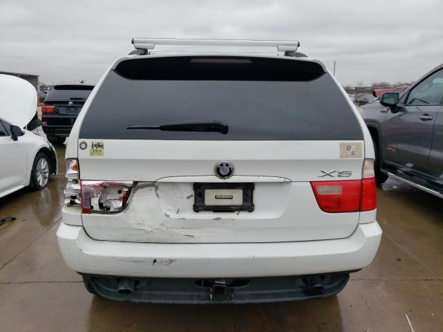 5UXFA53583LV88503 - 2003 BMW X5 3.0I WHITE photo 6