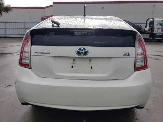 JTDKN3DU1C5446397 - 2012 TOYOTA PRIUS WHITE photo 6