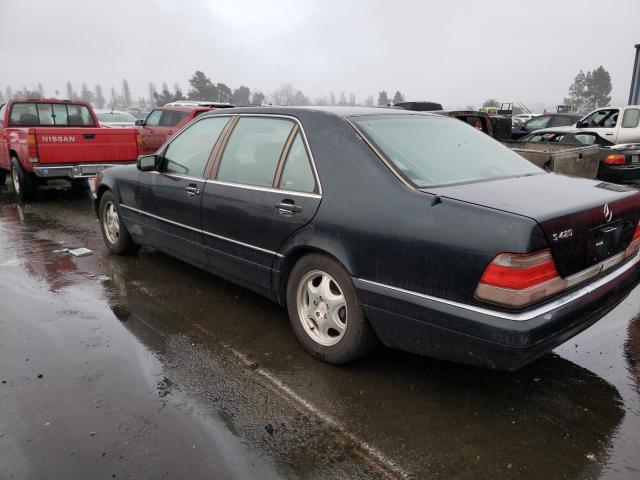 WDBGA43G2VA352587 - 1997 MERCEDES-BENZ S 420 BLUE photo 2