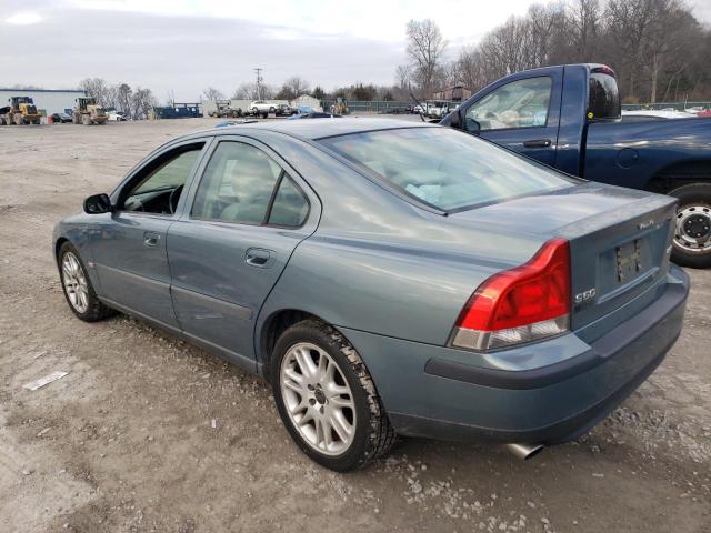 YV1RS59V742407332 - 2004 VOLVO S60 2.5T TEAL photo 2