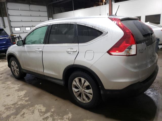 2HKRM4H7XDH603356 - 2013 HONDA CR-V EXL SILVER photo 2