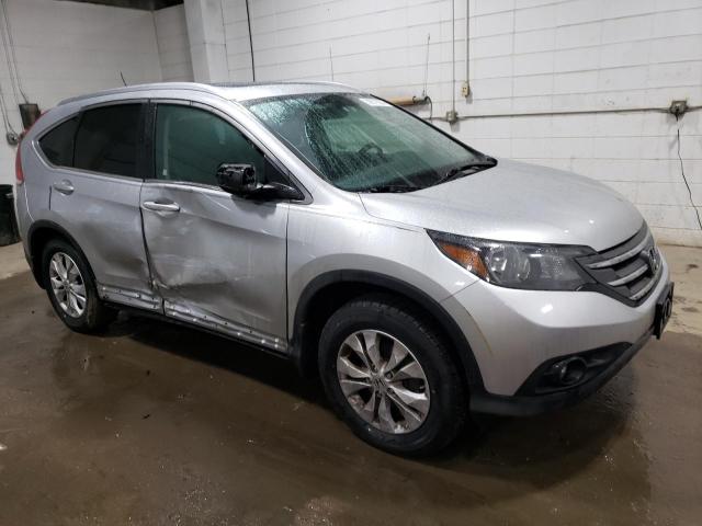 2HKRM4H7XDH603356 - 2013 HONDA CR-V EXL SILVER photo 4