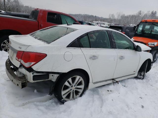 1G1PG5SB9D7222323 - 2013 CHEVROLET CRUZE LTZ WHITE photo 3