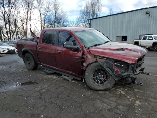 1C6RR7YT1HS809437 - 2017 RAM 1500 REBEL BURGUNDY photo 4