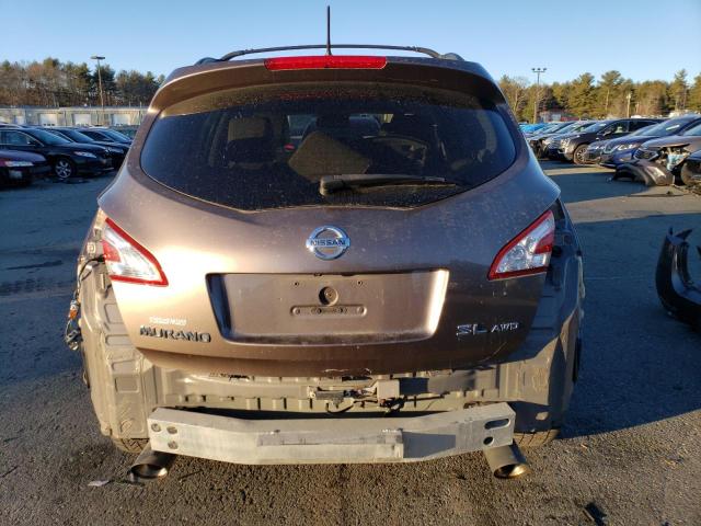 JN8AZ1MW5CW205656 - 2012 NISSAN MURANO S TAN photo 6