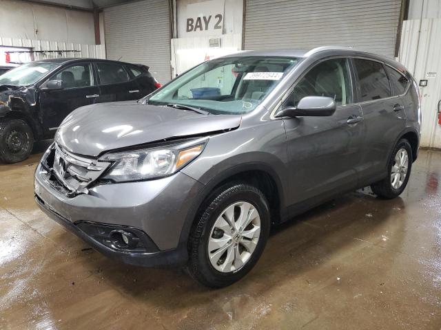 2HKRM4H79EH699238 - 2014 HONDA CR-V EXL GRAY photo 1