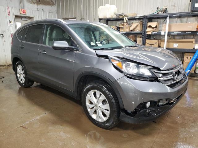 2HKRM4H79EH699238 - 2014 HONDA CR-V EXL GRAY photo 4