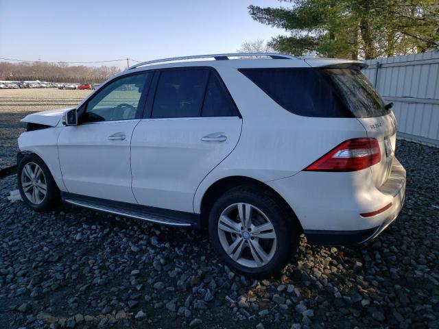 4JGDA5HB4FA521111 - 2015 MERCEDES-BENZ ML 350 4MATIC WHITE photo 2