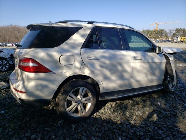 4JGDA5HB4FA521111 - 2015 MERCEDES-BENZ ML 350 4MATIC WHITE photo 3