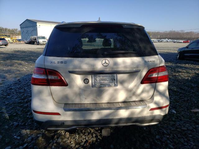4JGDA5HB4FA521111 - 2015 MERCEDES-BENZ ML 350 4MATIC WHITE photo 6