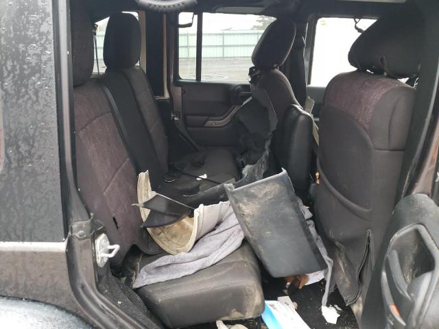 1C4HJWDG8GL338829 - 2016 JEEP WRANGLER U SPORT ნაცრისფერი ფოტო 10