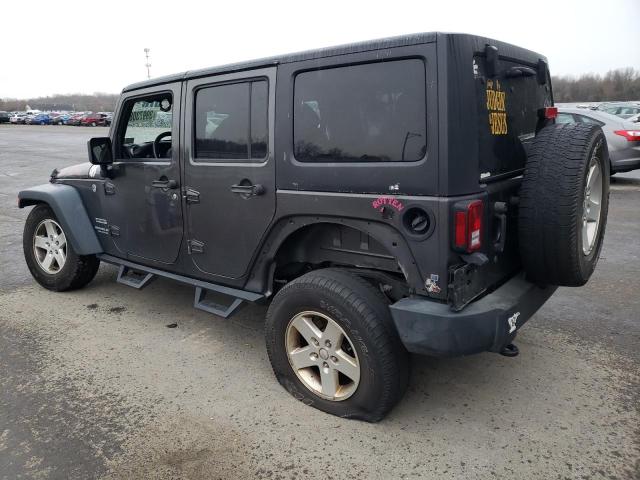 1C4HJWDG8GL338829 - 2016 JEEP WRANGLER U SPORT ნაცრისფერი ფოტო 2