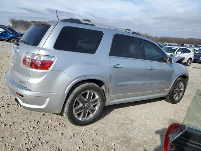 1GKKVTED1CJ237249 - 2012 GMC ACADIA DENALI SILVER photo 3