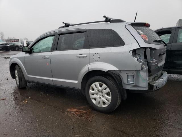 3C4PDCBB0KT719080 - 2019 DODGE JOURNEY SE SILVER photo 2