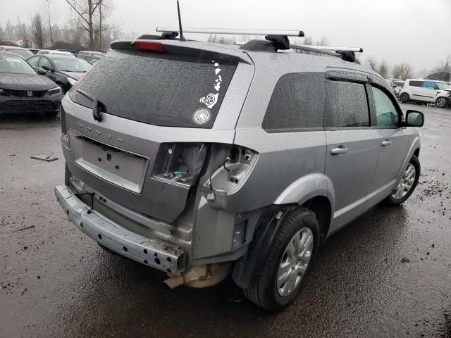 3C4PDCBB0KT719080 - 2019 DODGE JOURNEY SE SILVER photo 3