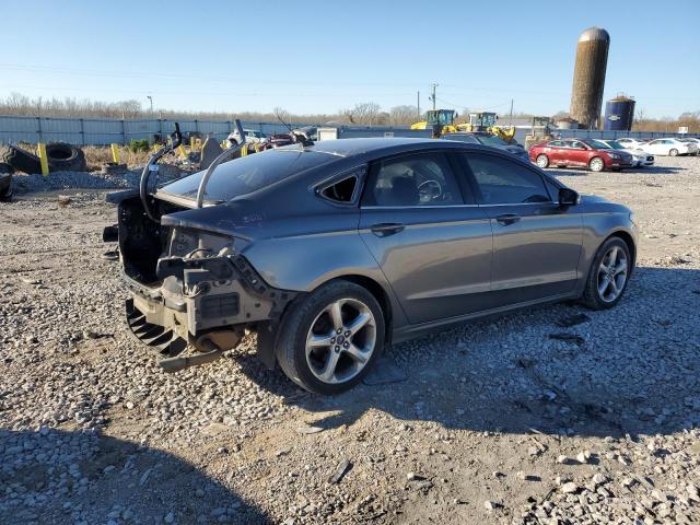 3FA6P0H70ER133331 - 2014 FORD FUSION SE GRAY photo 3