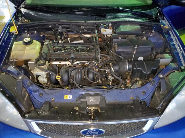 1FAHP34N06W142351 - 2006 FORD FOCUS ZX4 BLUE photo 11