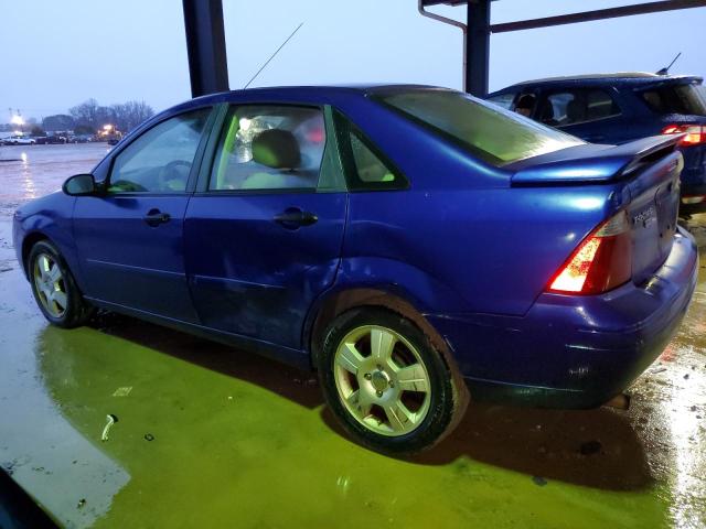 1FAHP34N06W142351 - 2006 FORD FOCUS ZX4 BLUE photo 2