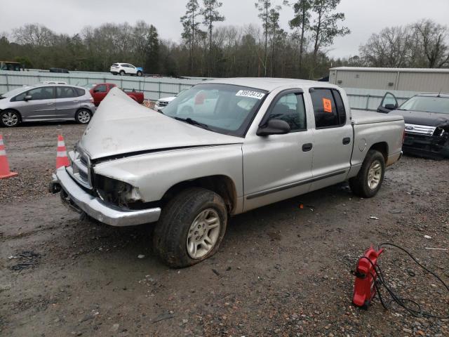 1B7GL2AN41S124788 - 2001 DODGE DAKOTA QUAD SILVER photo 1