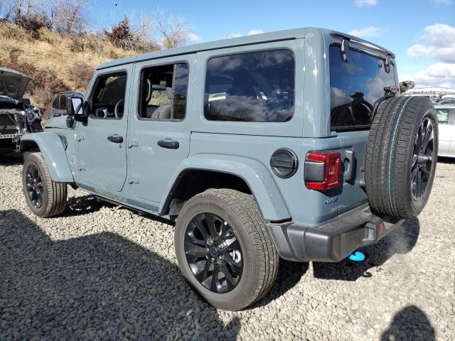 1C4RJXP66RW174642 - 2024 JEEP WRANGLER SAHARA 4XE GRAY photo 2