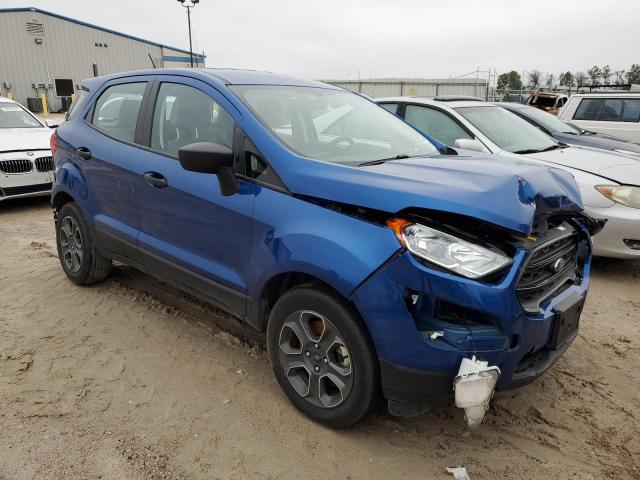 MAJ3S2FE0MC397130 - 2021 FORD ECOSPORT S BLUE photo 4