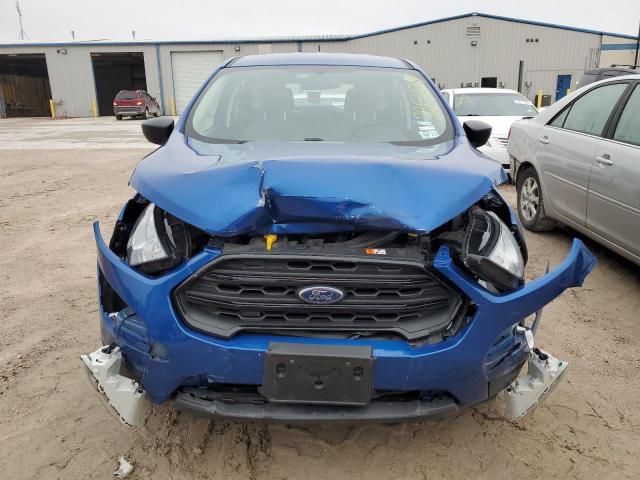 MAJ3S2FE0MC397130 - 2021 FORD ECOSPORT S BLUE photo 5