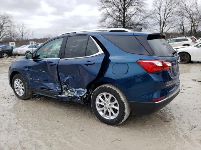 3GNAXKEV1KL394492 - 2019 CHEVROLET EQUINOX LT BLUE photo 2