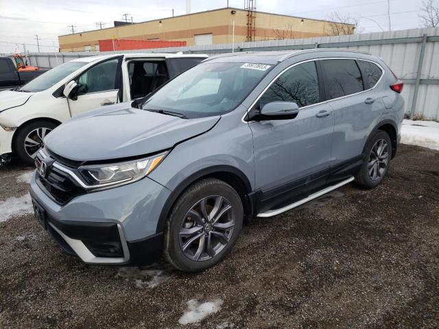 2HKRW2H46MH209115 - 2021 HONDA CR-V SPORT GRAY photo 1