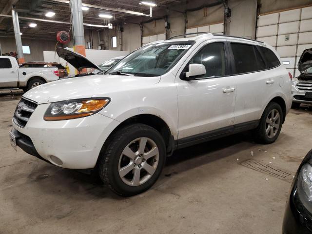 5NMSH13E39H301258 - 2009 HYUNDAI SANTA FE SE WHITE photo 1