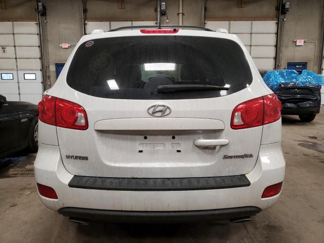 5NMSH13E39H301258 - 2009 HYUNDAI SANTA FE SE WHITE photo 6