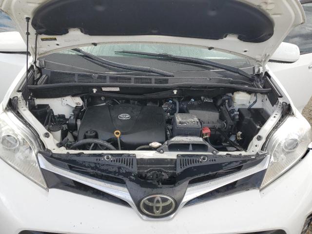 5TDJZ3DC2LS240409 - 2020 TOYOTA SIENNA LE WHITE photo 12