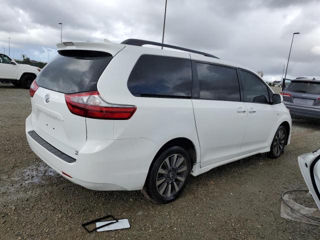 5TDJZ3DC2LS240409 - 2020 TOYOTA SIENNA LE WHITE photo 3