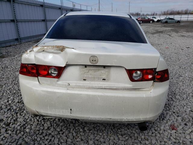 JH4CL96894C037394 - 2004 ACURA TSX WHITE photo 6