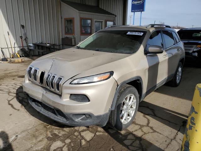 1C4PJMCBXEW231606 - 2014 JEEP CHEROKEE LATITUDE TAN photo 1